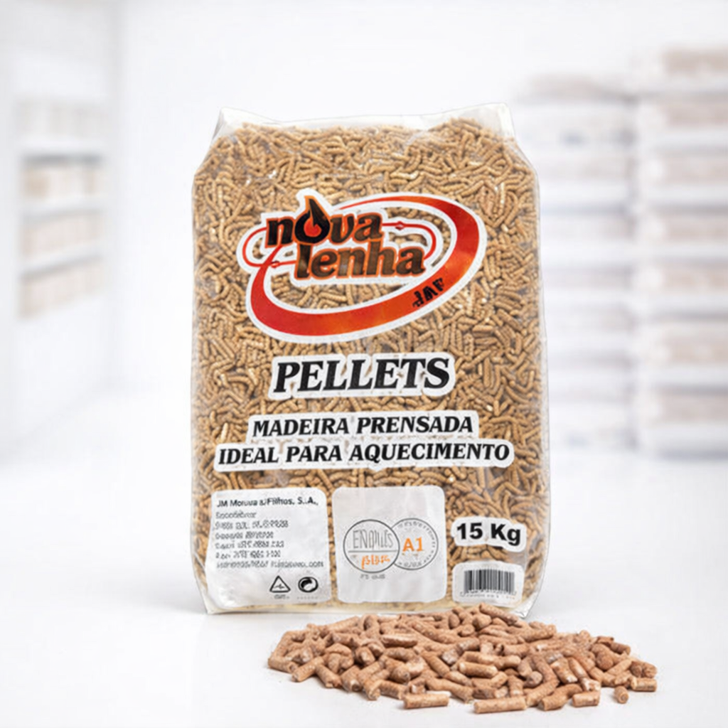 Pellets pinho ENplus A1 grânulos madeira 6mm | Combustível aquecimento premium certificado